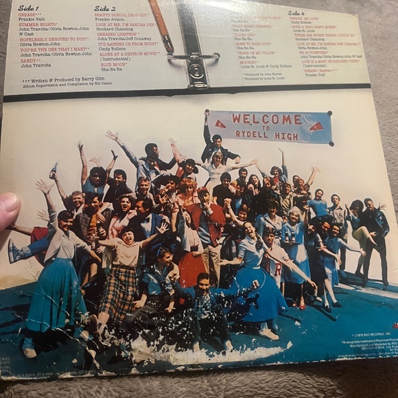 Grease The Original Soundtrack From The Motion Picture LP Vinyl record . 1978 - Picture 4 of 7